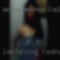Lactating redheaded woman